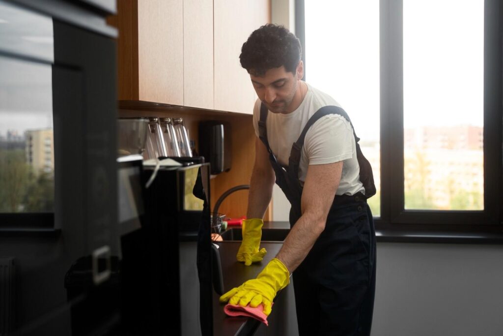 how to deep clean kitchen
