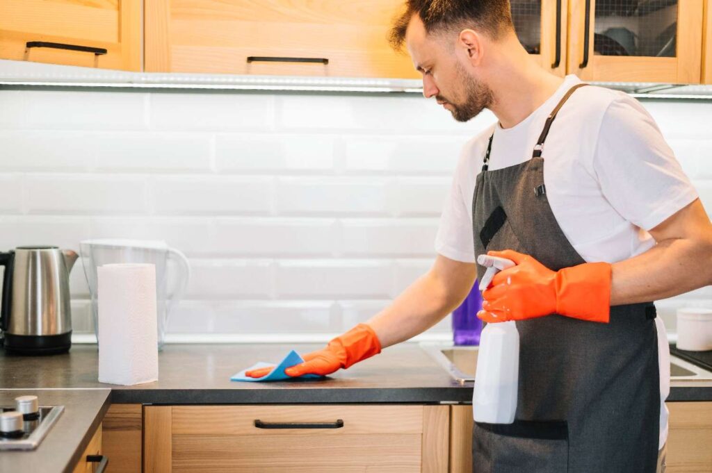 how to remove kitchen stains